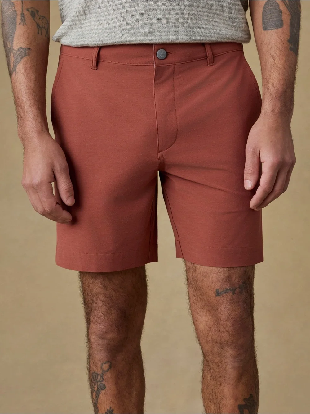 FAHERTY Men’s All Day Short 8” in Redwood STYLE MSC0012